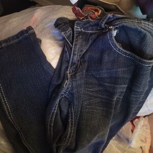 Stylish Dark Blue Skinny Jeans for Women